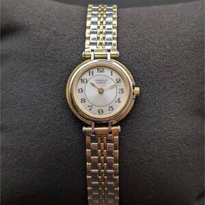 Vintage Caravelle by Bulova Watch, Two-Tone Jubilee Bracelet, Dress Watch